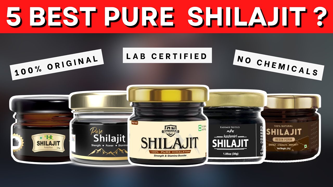 5 Best Shilajit Brand in India 2025 | 100% Pure, Natural, Lab Tested & Chemical Free Shilajit