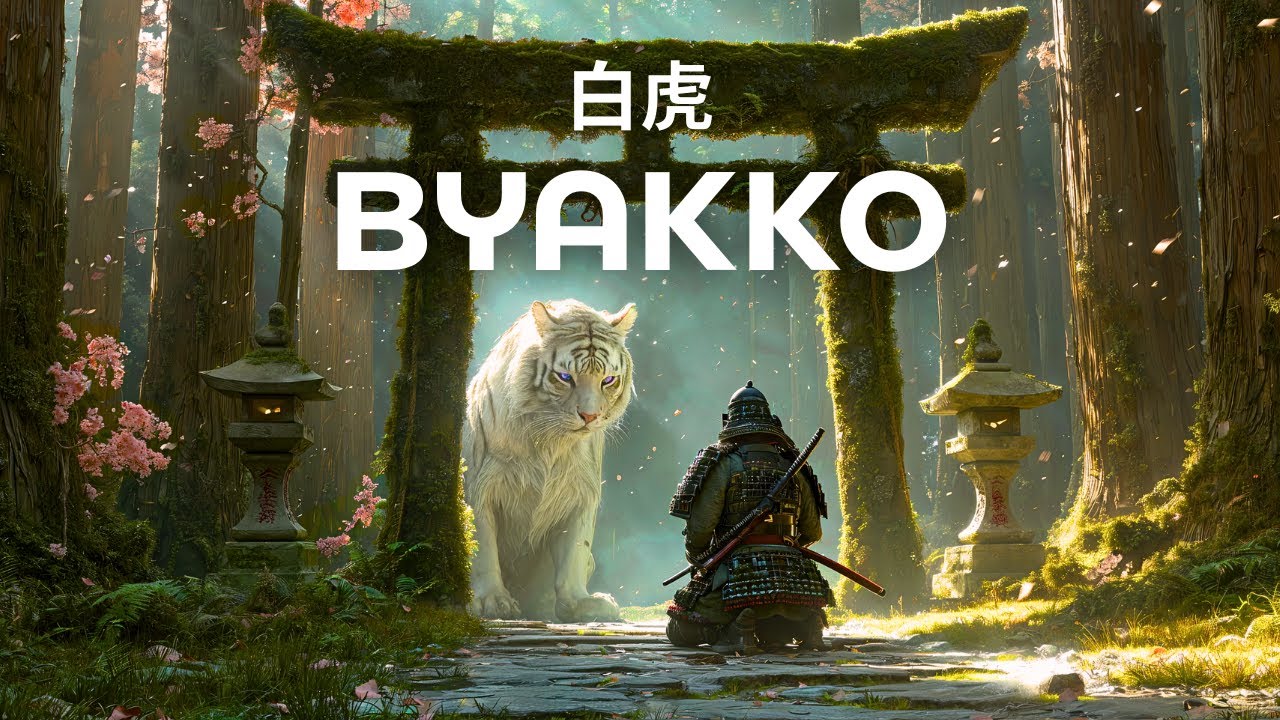 BYAKKO — 白虎 | Sacred Forest, Japanese Zen Music for Deep Focus & Meditation