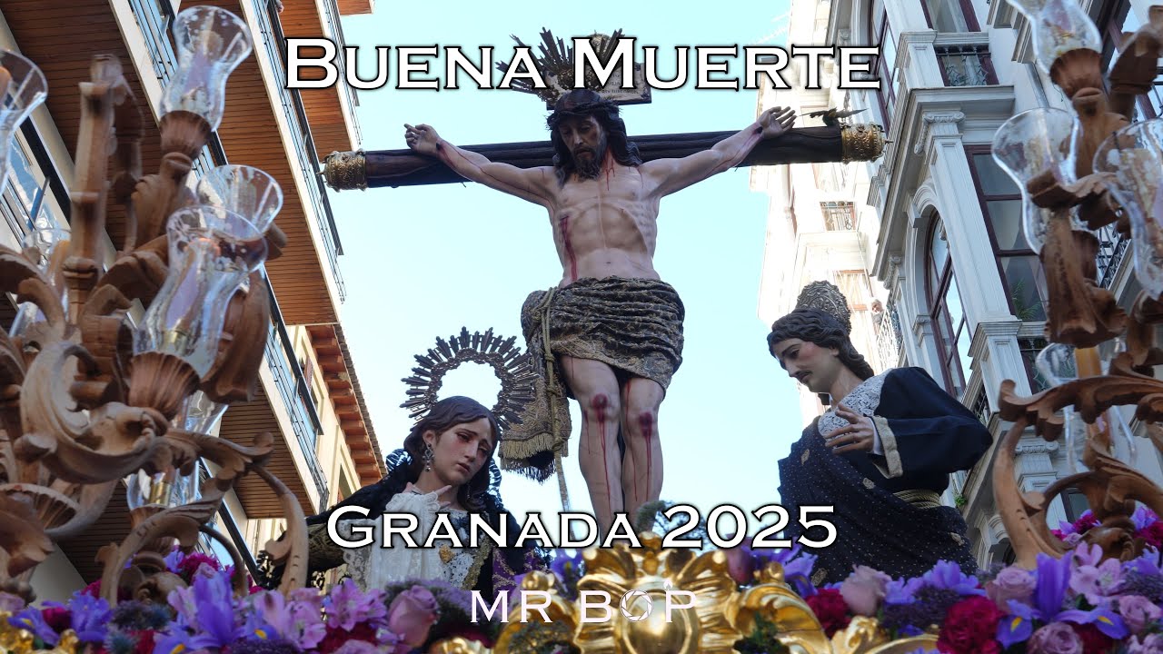 [4K] BUENA MUERTE FERROVIARIOS EN SAN ANTON | GRANADA 2025