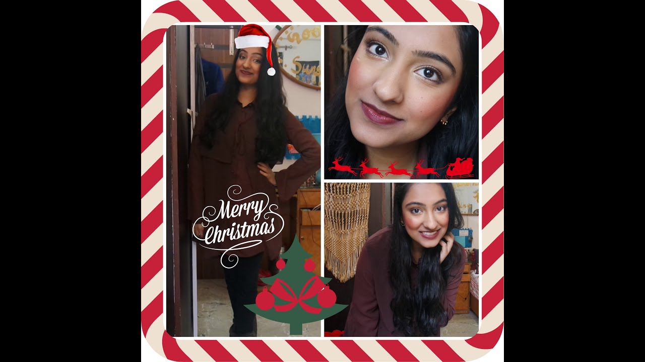 Christmas OOTD+FaceOfTheDay