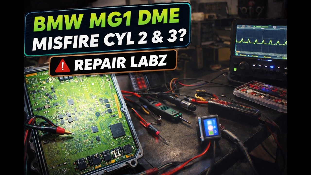 2019 BMW 530i Misfire 2 and 3 DME MSG1 Repair