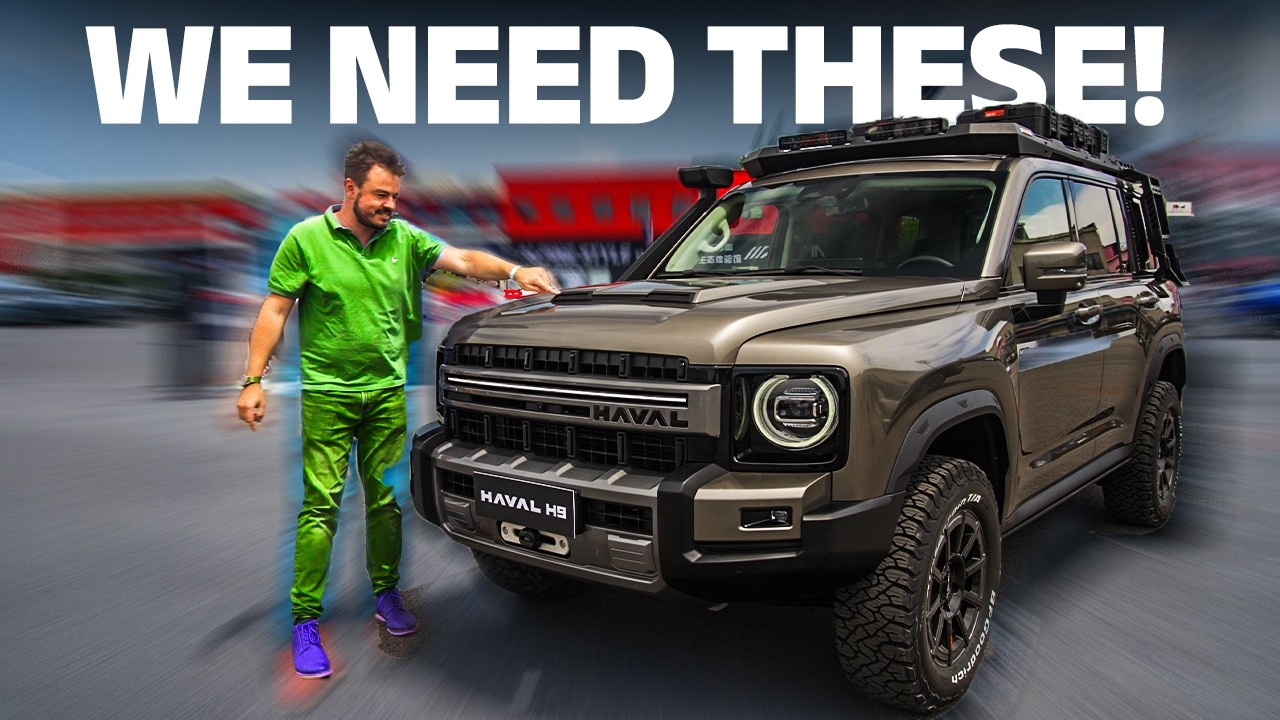Driving the CRAZY Chinese cars we wish we got...in a car park! GWM, Wey, Haval, Tank...all driven
