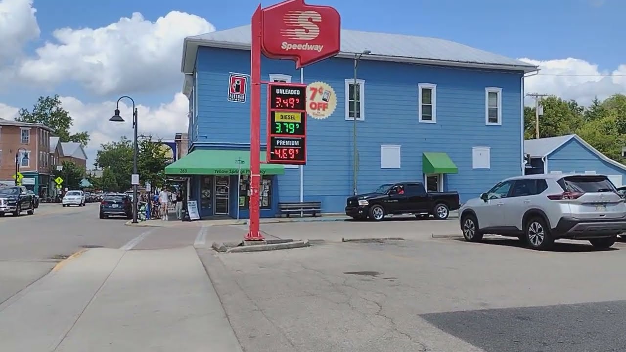 Yellow Springs Ohio downtown Aug. 9, 2024
