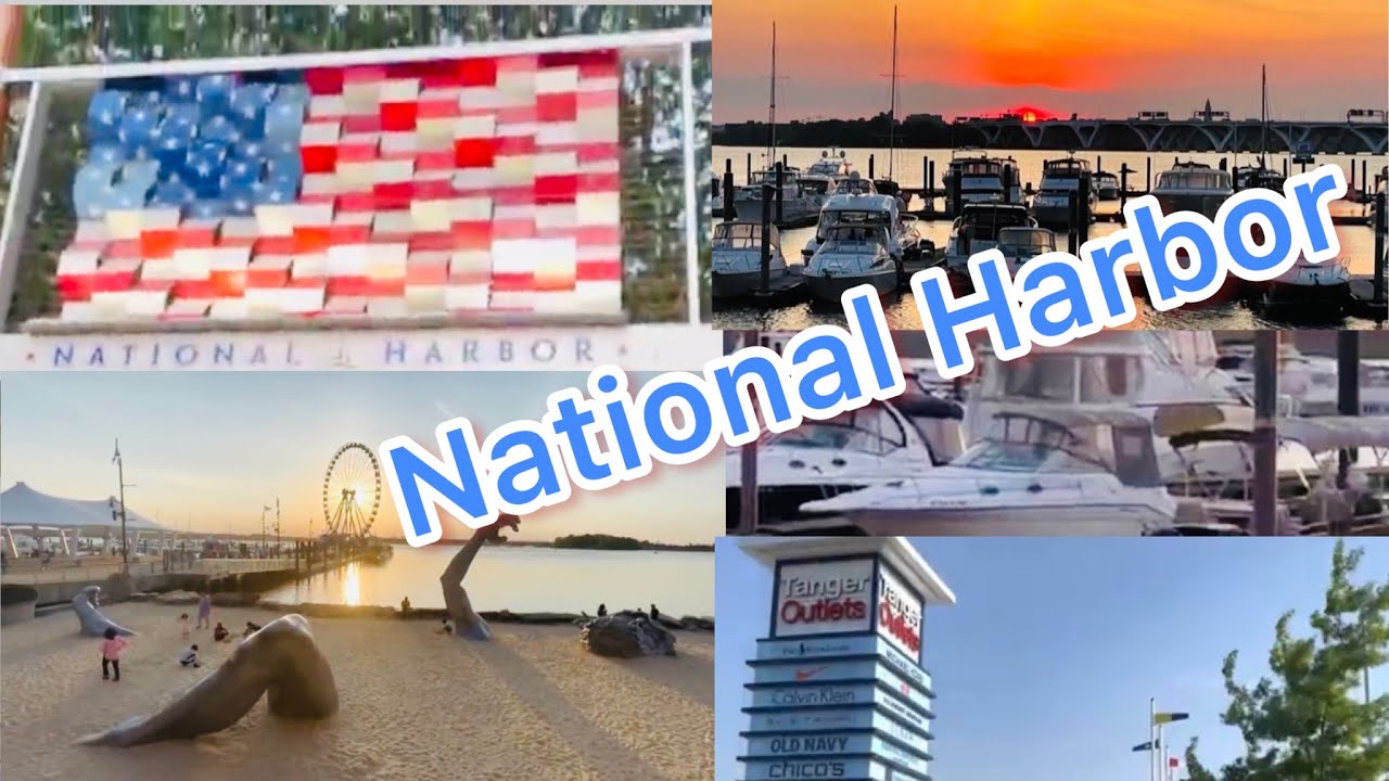 National Harbor Maryland ||Capital Wheel||Tanger Outlets