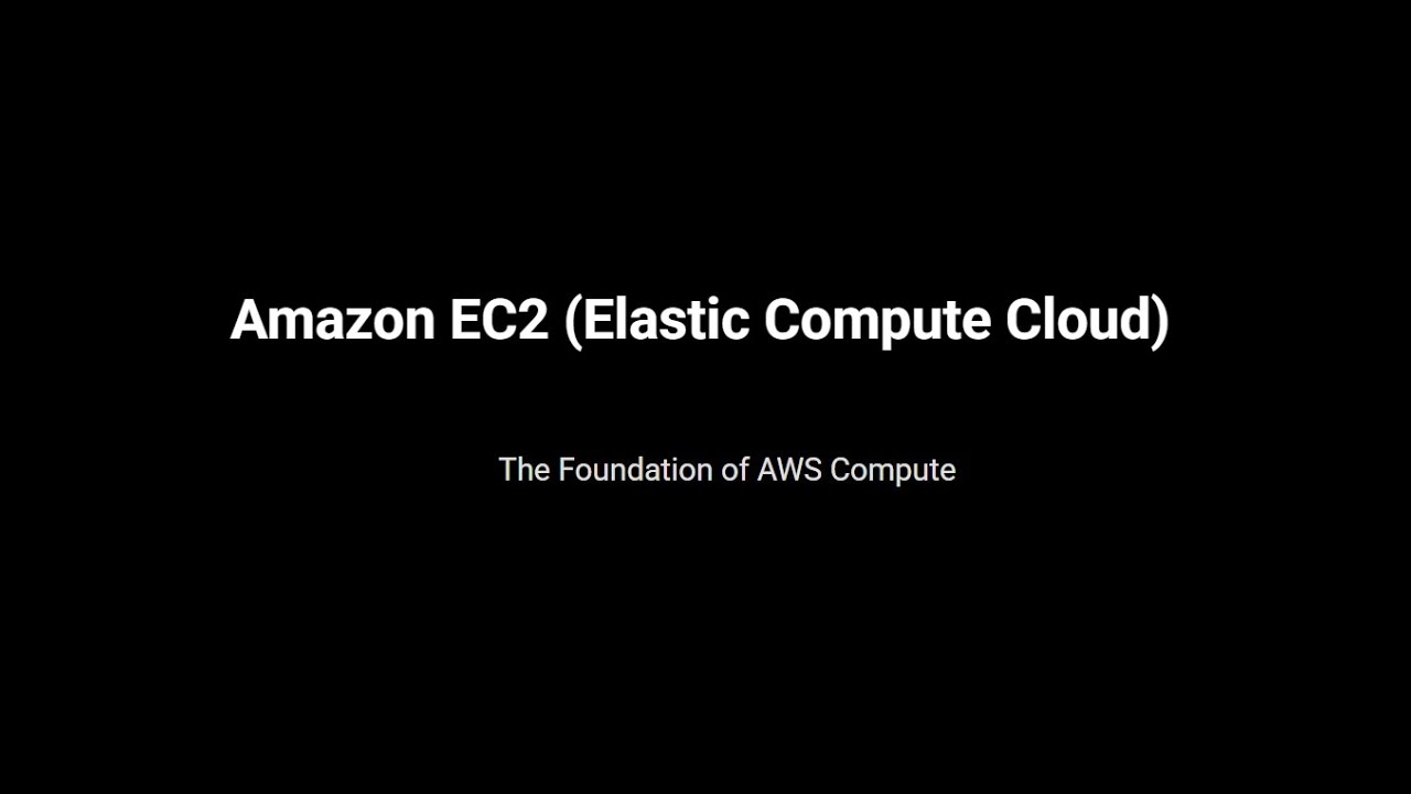 🚀 Part 1 of our EC2 series – “EC2 Fundamentals” – is now live!