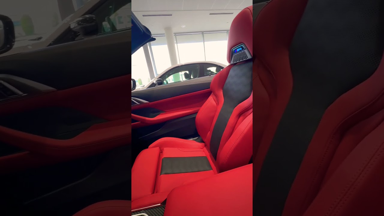 2025 BMW M4 Competition convertible Fiona red/black full merino #shorts #dreamcars #goals #bmw