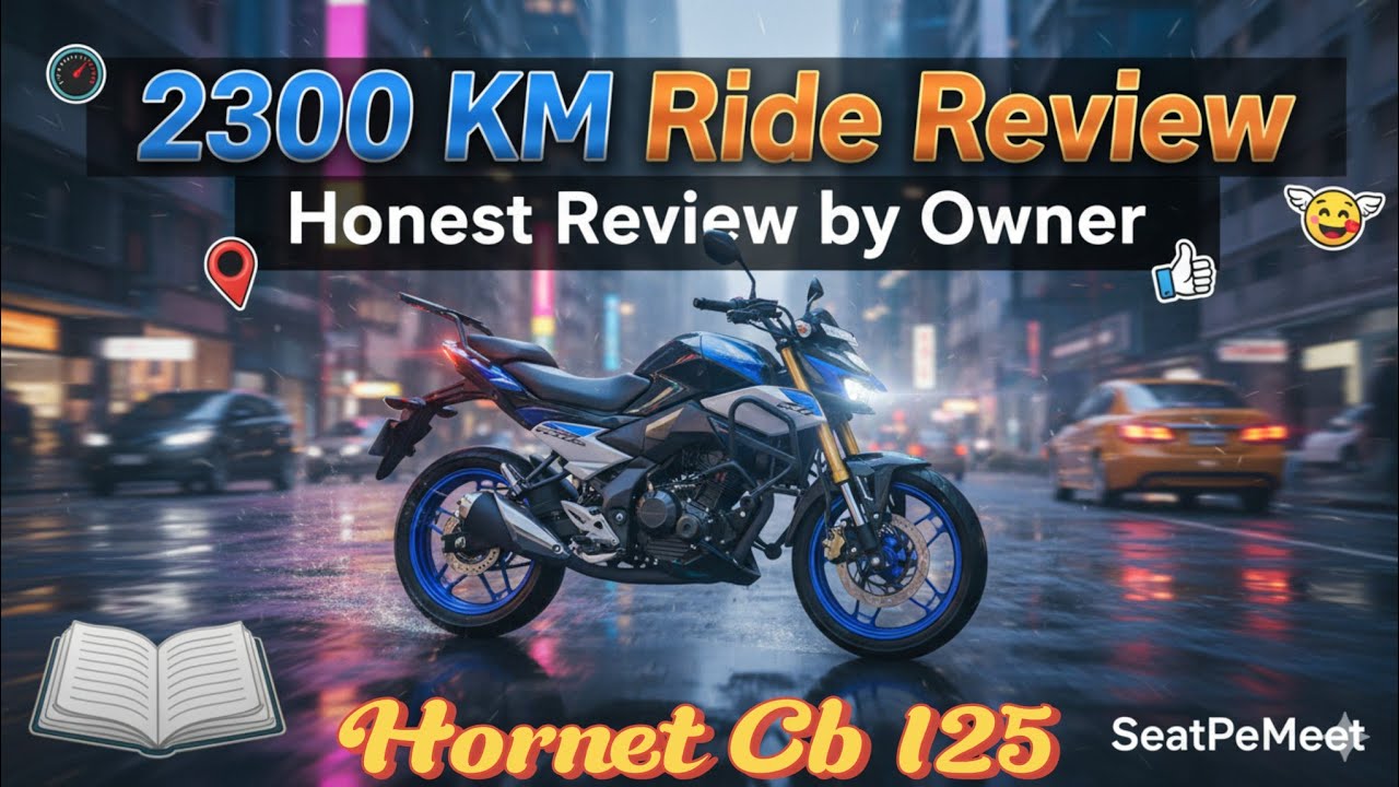 Honda Hornet CB125 Full 2000KM Owner Review | Honest Ride Experience | SeatPeMeet  #motovlog