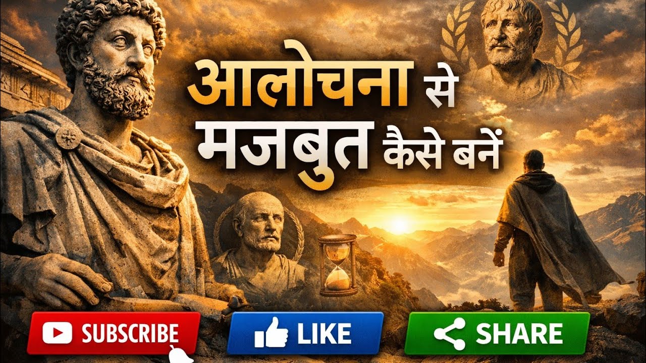 आलोचना का महत्व | Stoic Philosophy in Hindi | आलोचना से मजबूत कैसे बनें