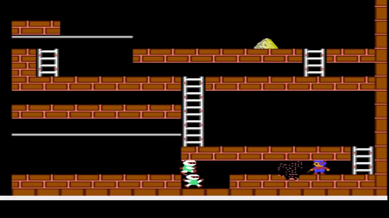 Lode Runner, Денди, Nes 1 Уровень