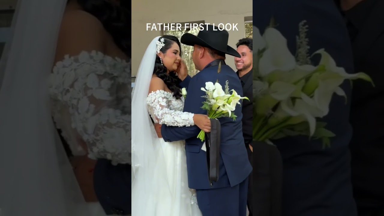 First look with my dad❤️#firstlookwedding #wedding #dad #love
