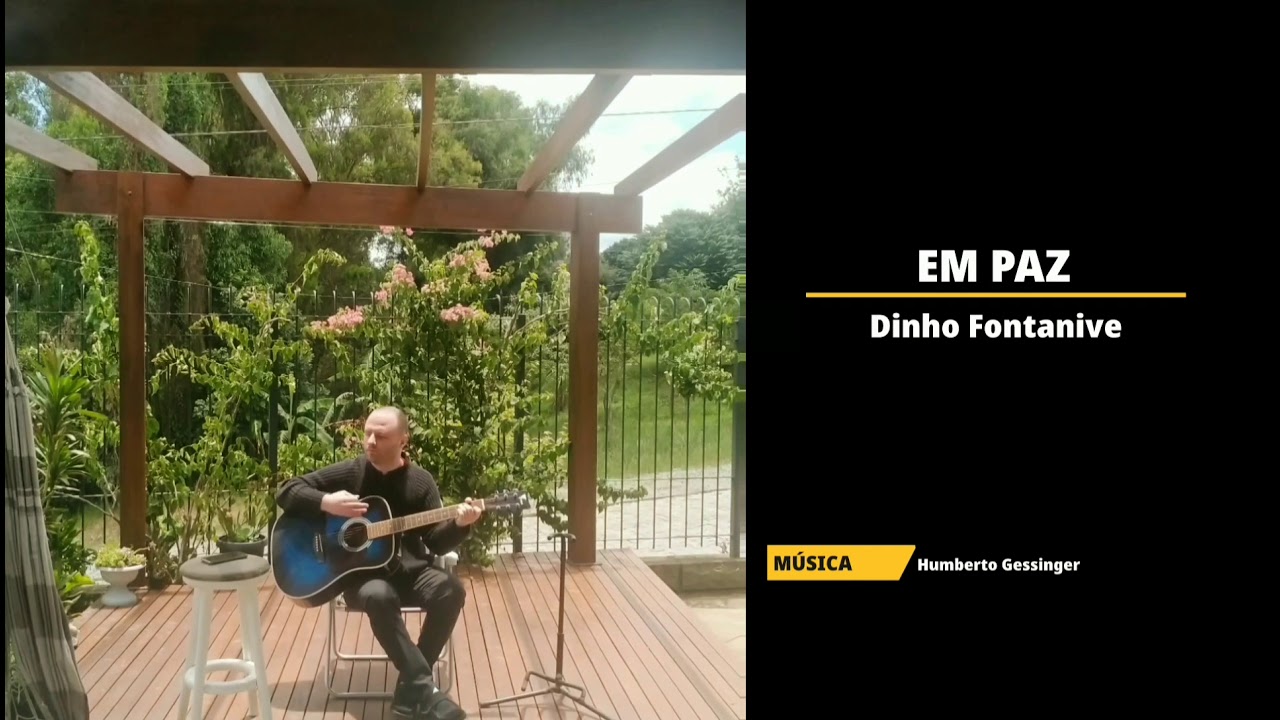 Dinho Fontanive - Em Paz (2020) (Humberto Gessinger) Cover