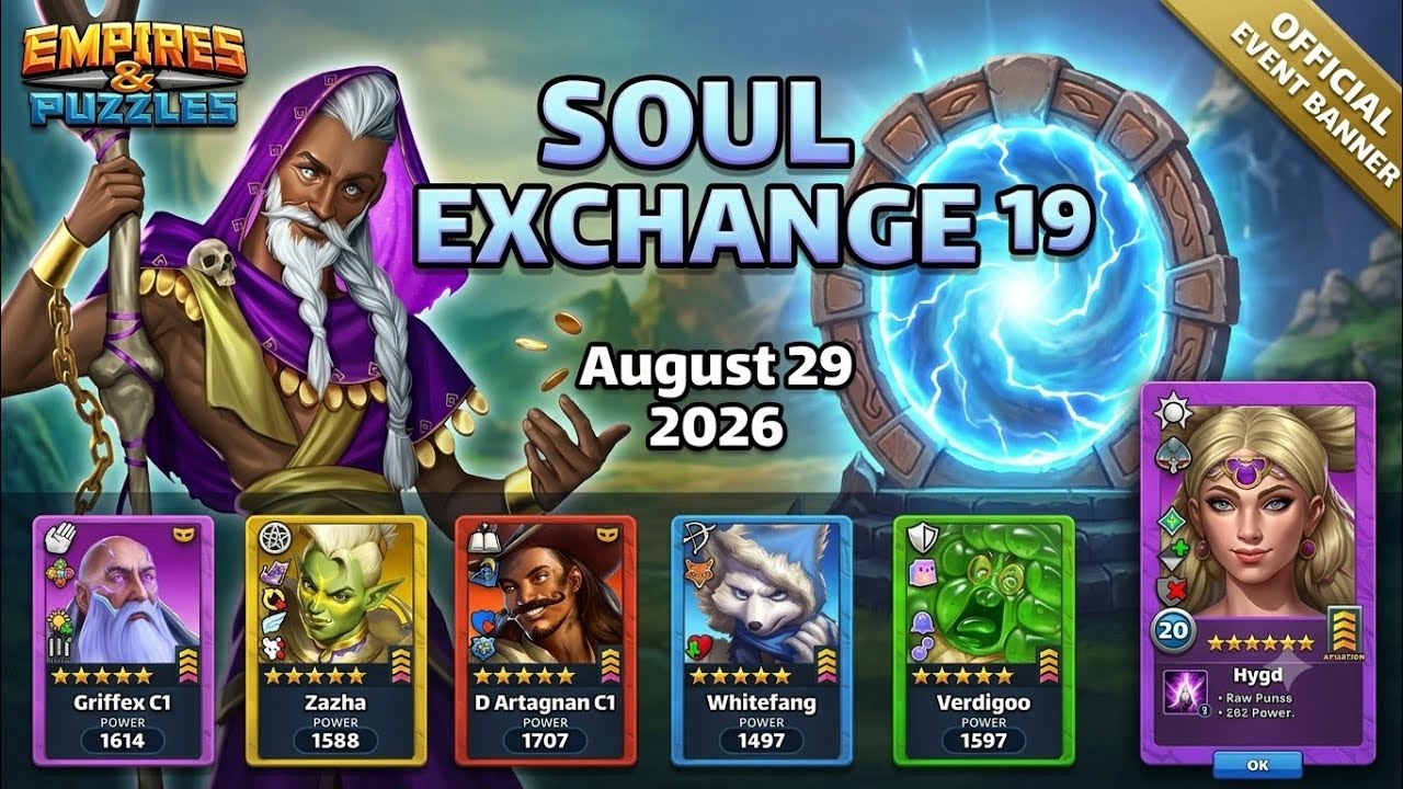 E&P🔥 Leak-1 Soul Exchange heroes review🤓😈#empiresandpuzzles 