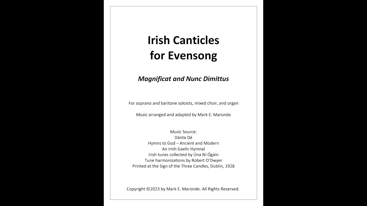 Irish Canticles for Evensong