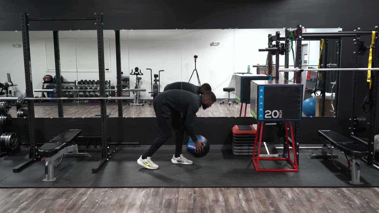 Staggered Stance Med Ball Throws