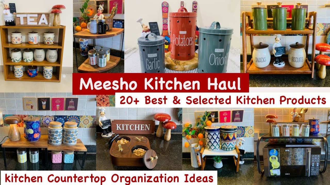 MEESHO Must Have KITCHEN items | Simplify Your Space with Kitchen Organization Ideas#meesho #kitchen