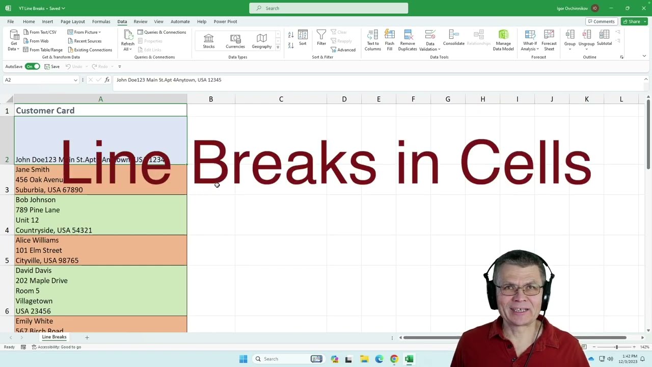 Master Excel: How to Split Text with Line Breaks in Excel | Excel Workout Exercise and Tips