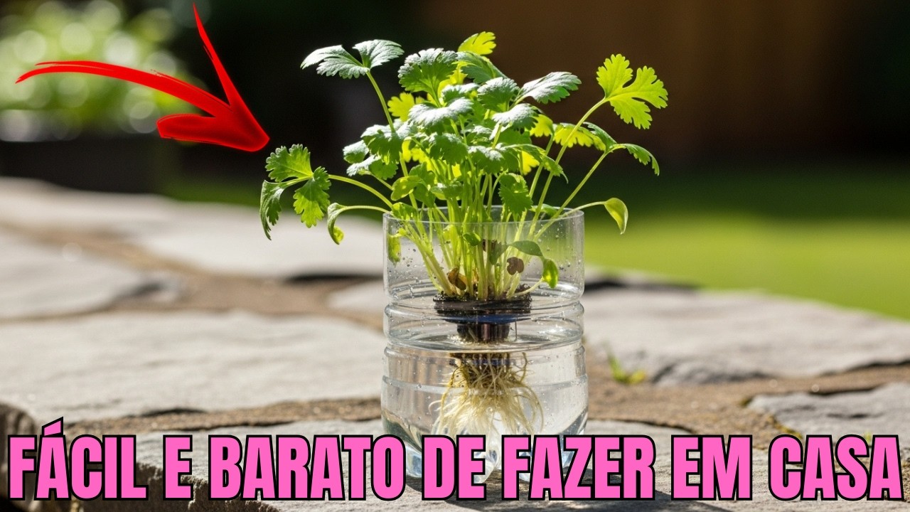 Transforme Garrafas Pet de 500ml em Horta Hidrop&ocirc;nica Sem Terra em 10 Minutos
