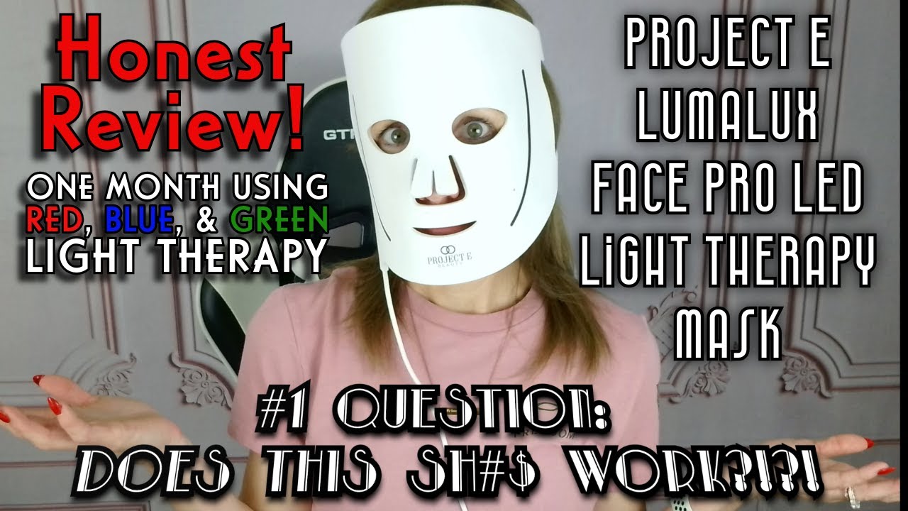 2025 Honest Review: 1 Month Using Project E LumaLux Face Pro LED Light Therapy Mask Red Blue Green