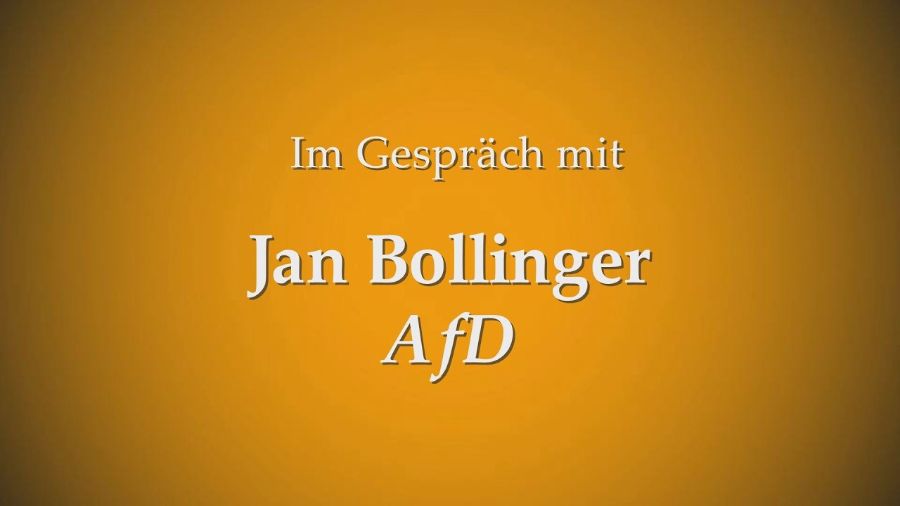 RLP wählt 2026 - Jan Bollinger (AfD) - Spitzenkandidaten für RLP