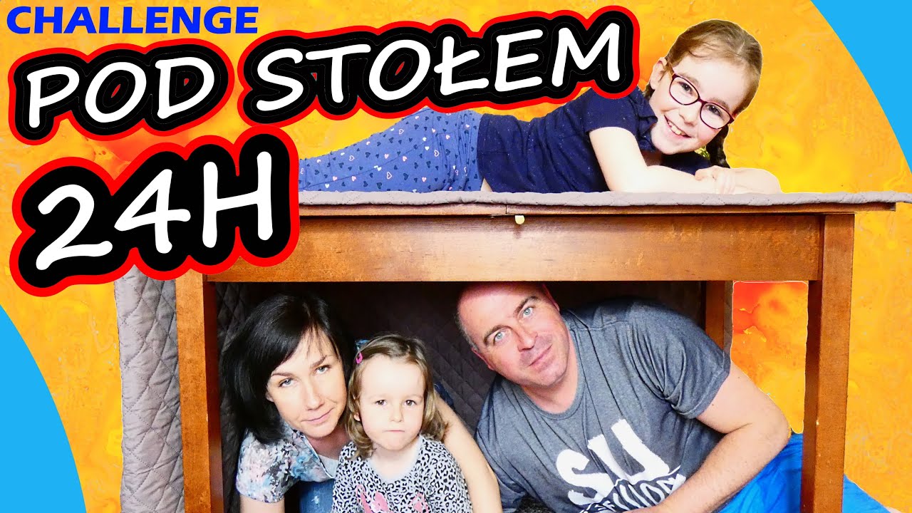 24H POD STOŁEM. Challenge #fikimikiagatkiimoniki