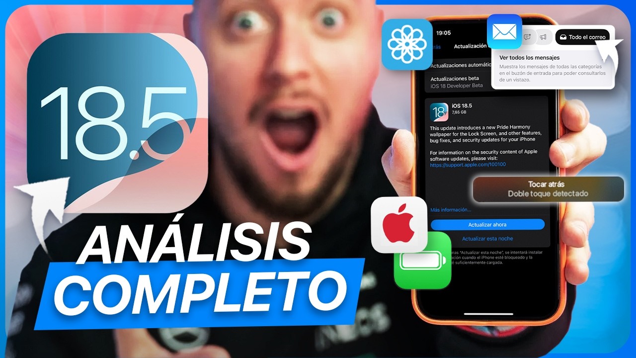 iOS 18.5 YA DISPONIBLE: TODAS las novedades y mi opini&oacute;n final