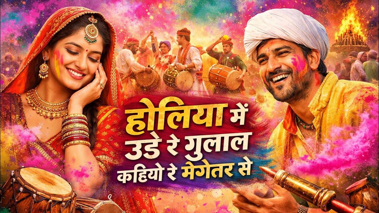 Holiya me Ude Re Gulal Kahiyo re Mangetar se - Latest Holi Song For 2026 - Rajasthani Holi Song #SMR