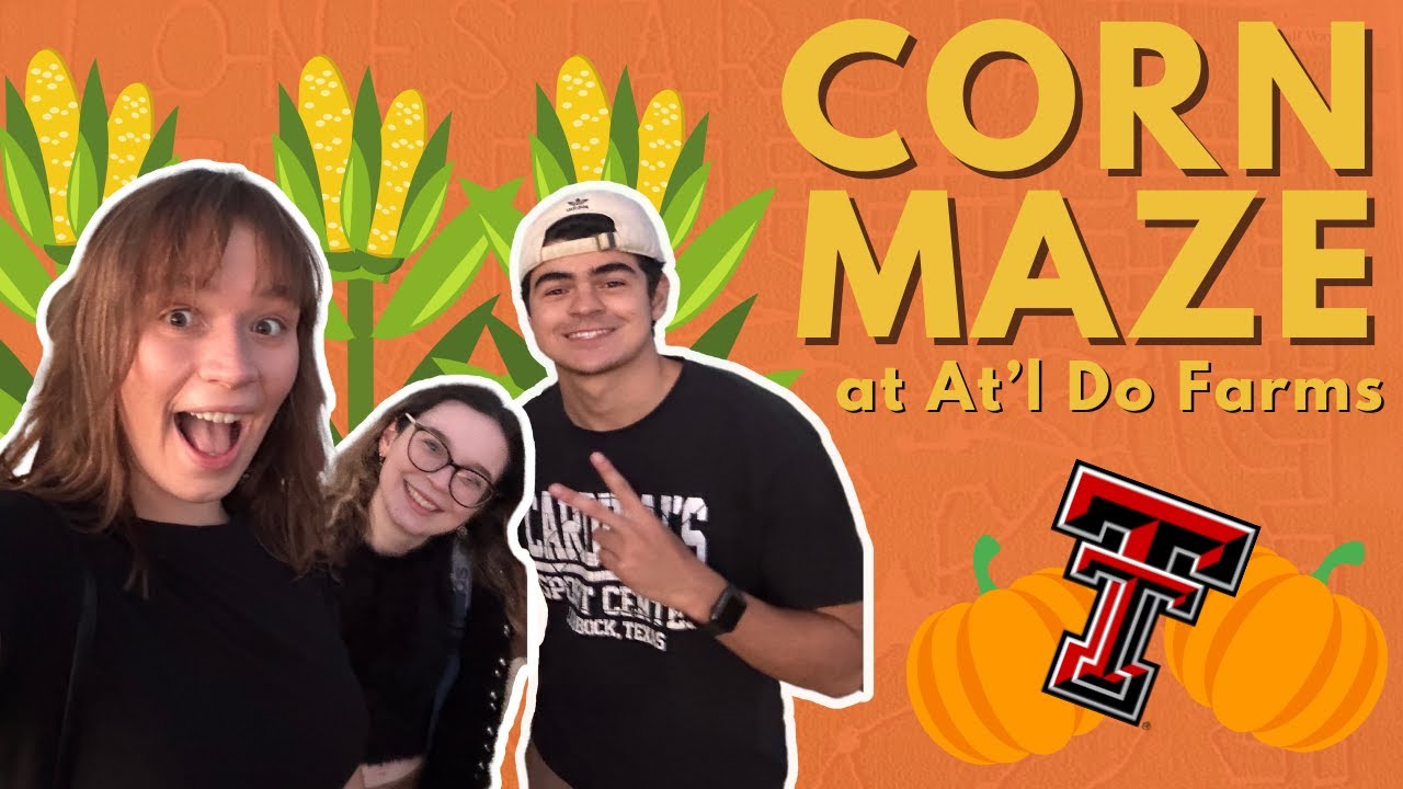 The Corn Maze at At'l Do Farms | Texas Tech Vlog Squad