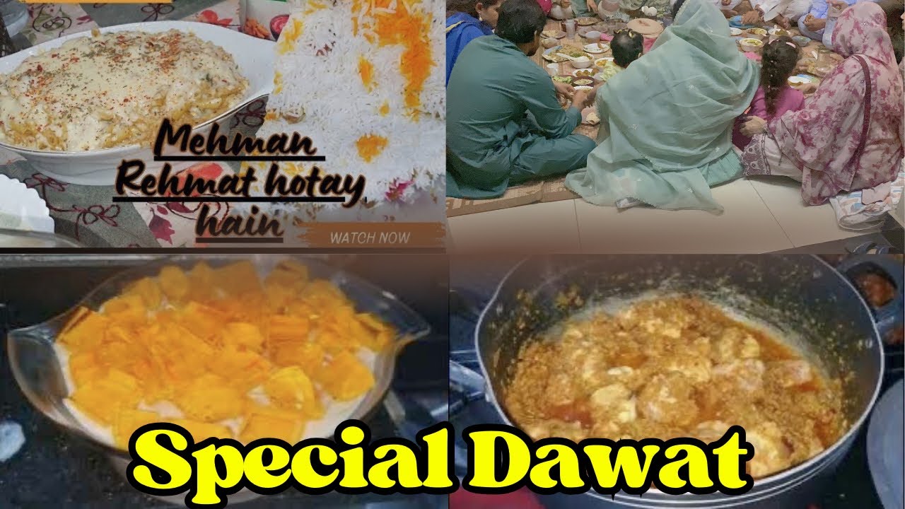 Behen K Husband Ki Dawat Merey Ghr❤️| Ghar Ki Biryani, Maxican Pasta & Custard Special 🍽️