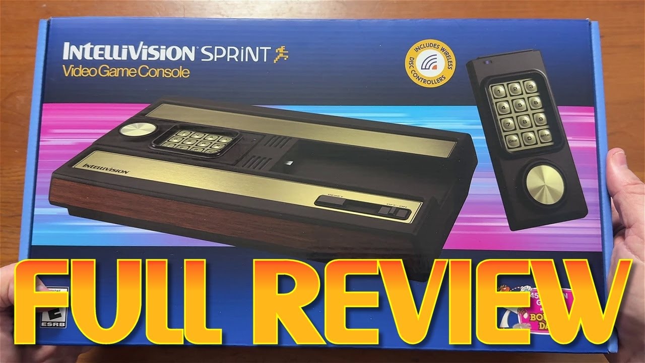 Intellivision Sprint!!! Стоит ли своих денег? Распаковка, геймплей, установка ROM-файлов и тестир...