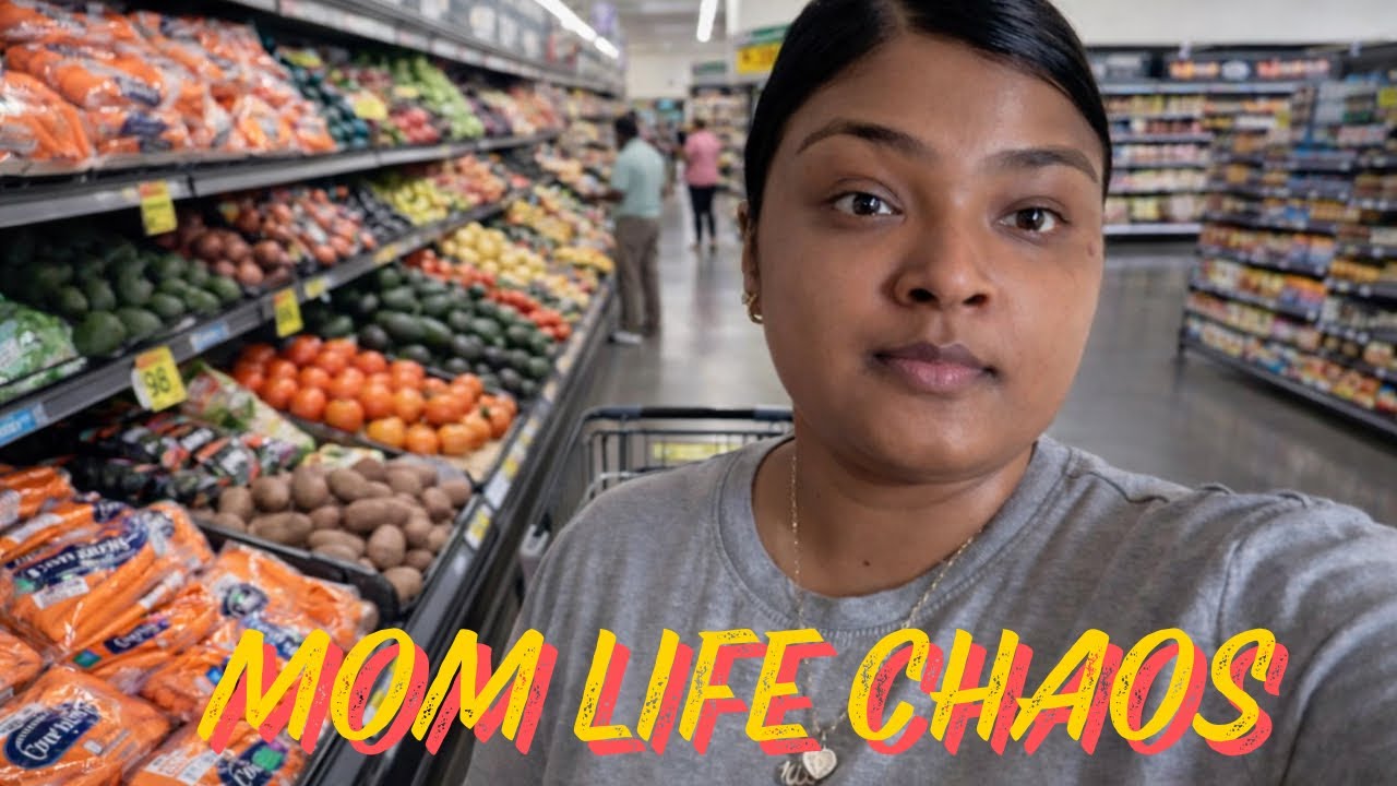 Mom Life in One Day… Cooking, Grocery Shopping & Chaos