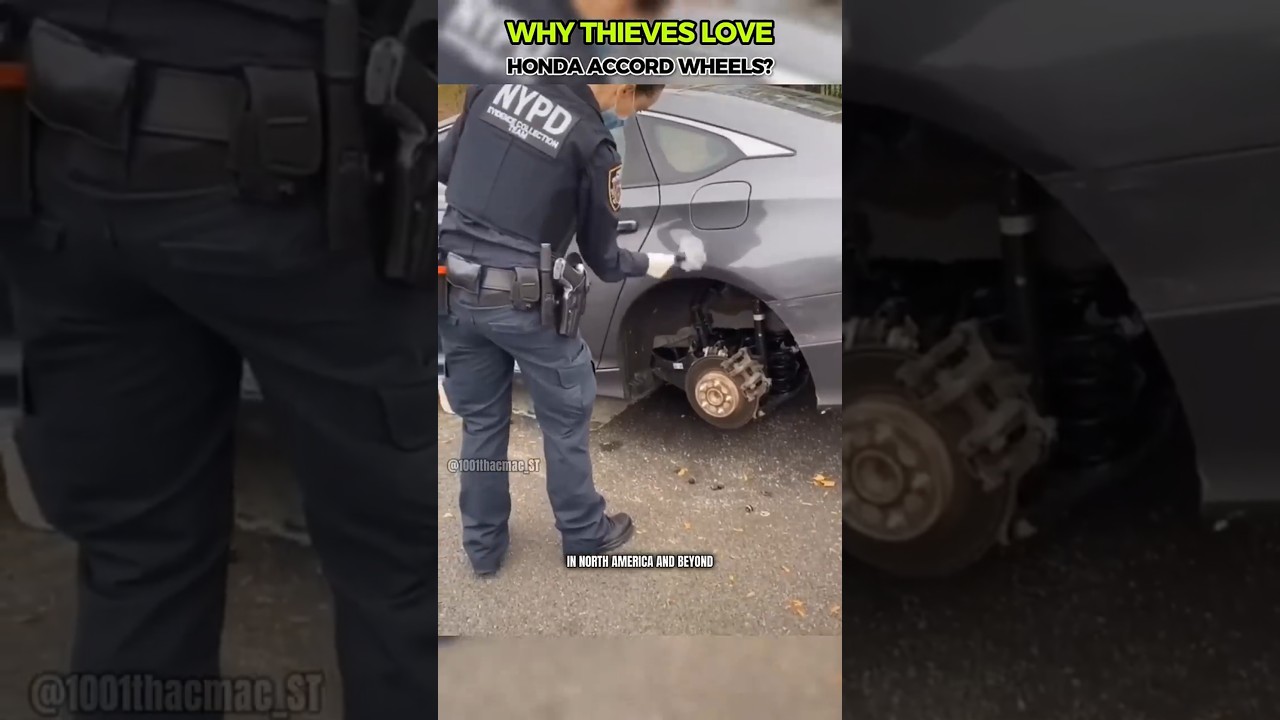 Why Thieves Love Honda Accord Wheels? #automobile #vehiclesproblem #hondaaccord