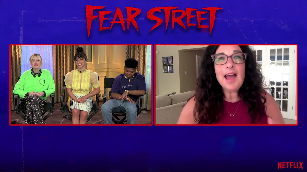 FEAR STREET TRILOGY -  OLIVIA WELCH, KIANA MADEIRA & BENJAMIN FLORES JR - INTERVIEW (2021)