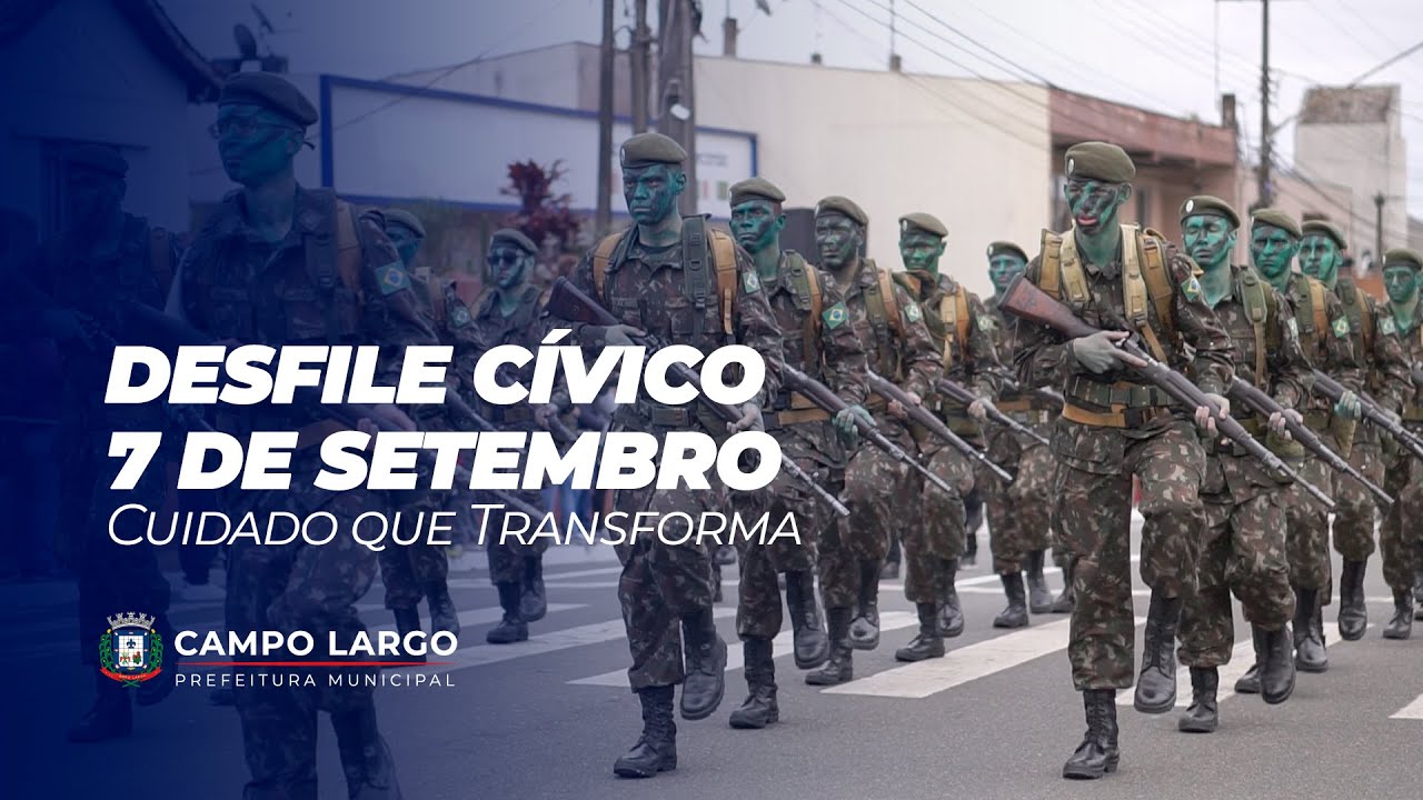 Desfile Cívico de 07 de Setembro em Campo Largo