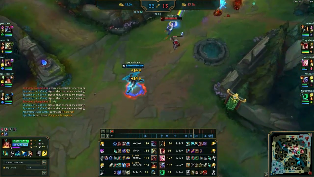 1v5 sivir pentakill