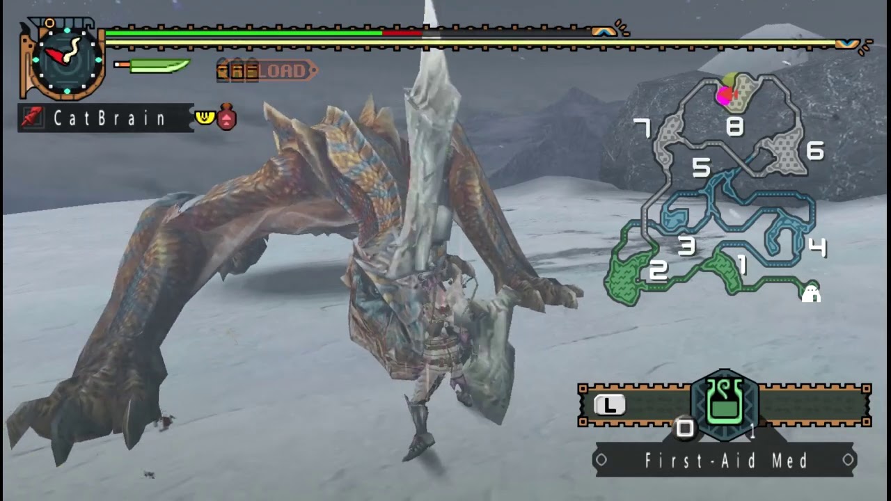 [MHFU] Tigrex vs Gunlance (5★ Village) (Urgent Quest)