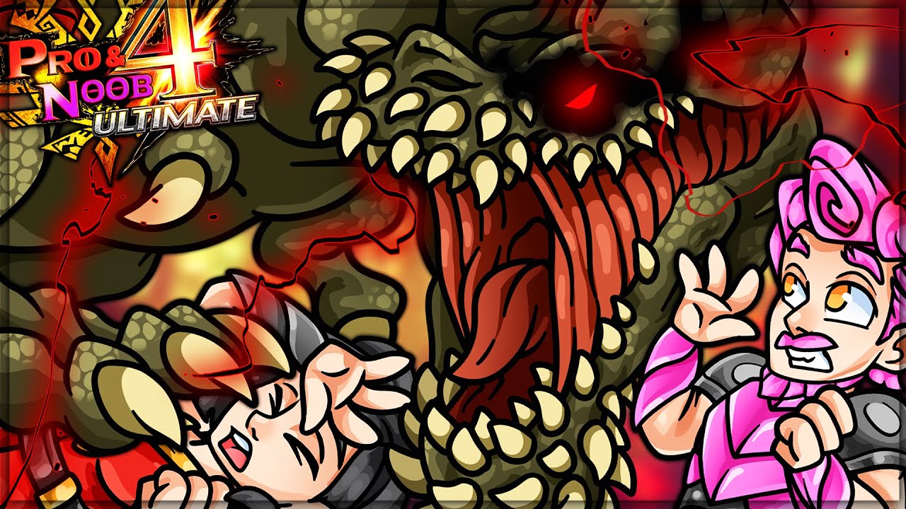 SAVAGE USED TO BE IMPOSSIBLE - G Rank - Pro and Noob VS Monster Hunter 4 Ultimate! (Savage Deviljho)