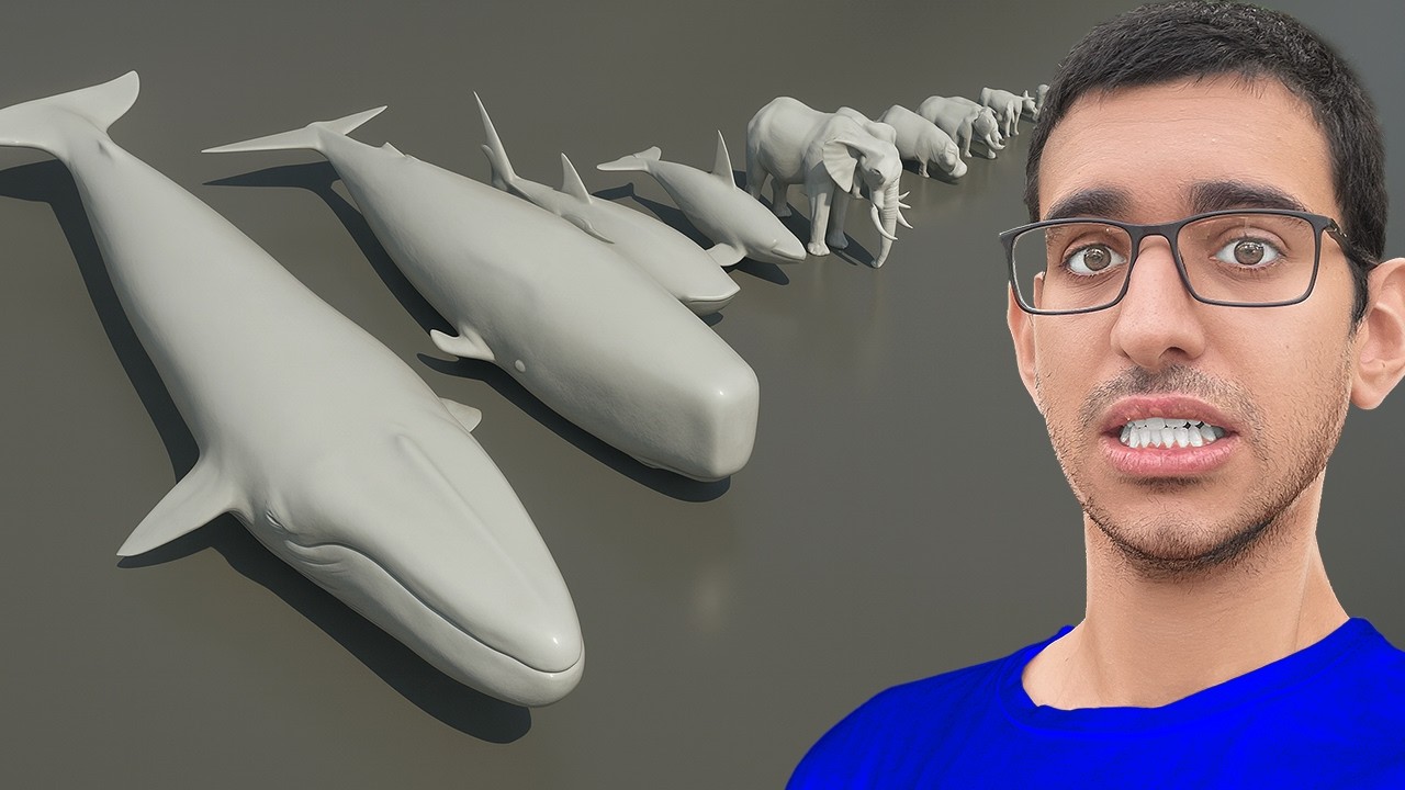 איך נראית החיה הקטנה והגדולה ביותר?