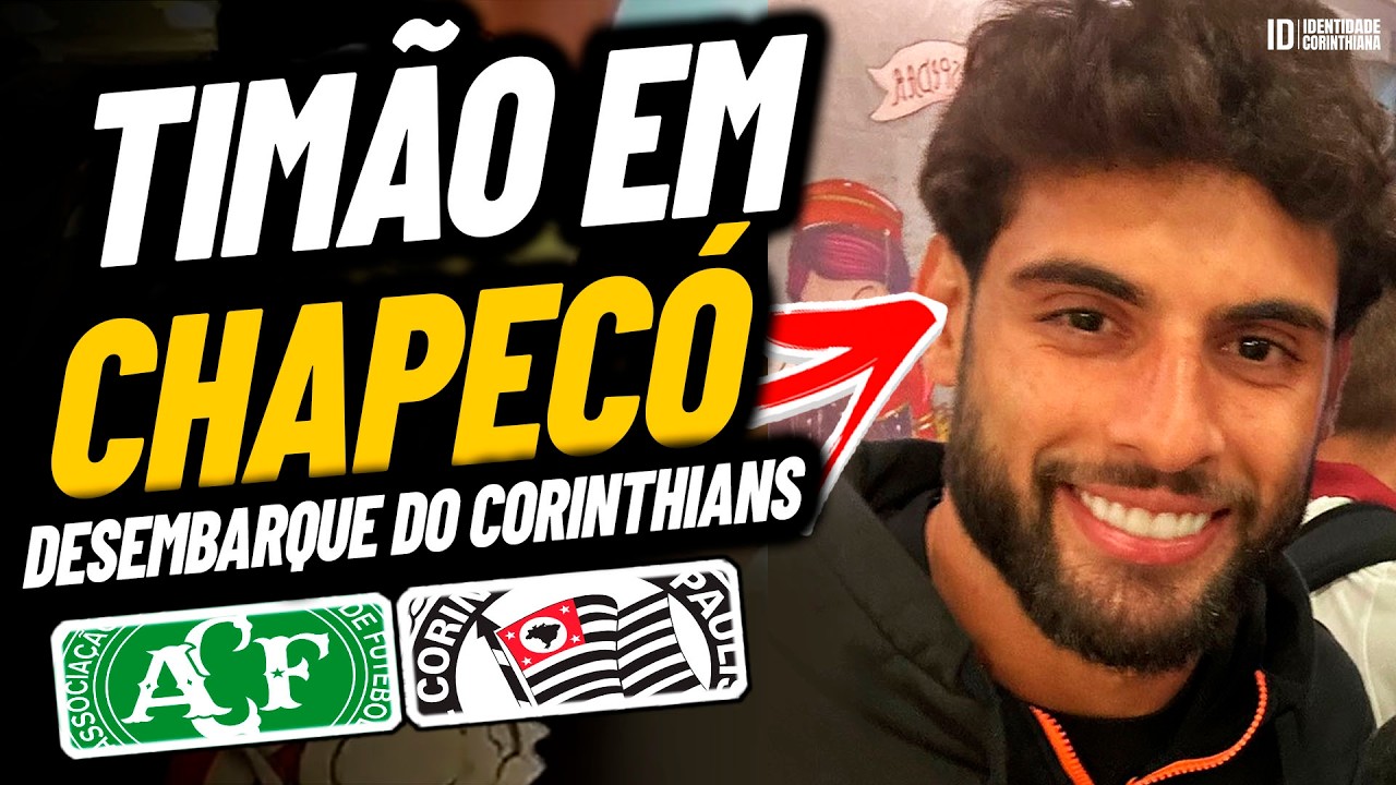 CORINTHIANS DESEMBARCA EM CHAPECÓ COM QUATRO DESFALQUES PARA O CONFRONTO