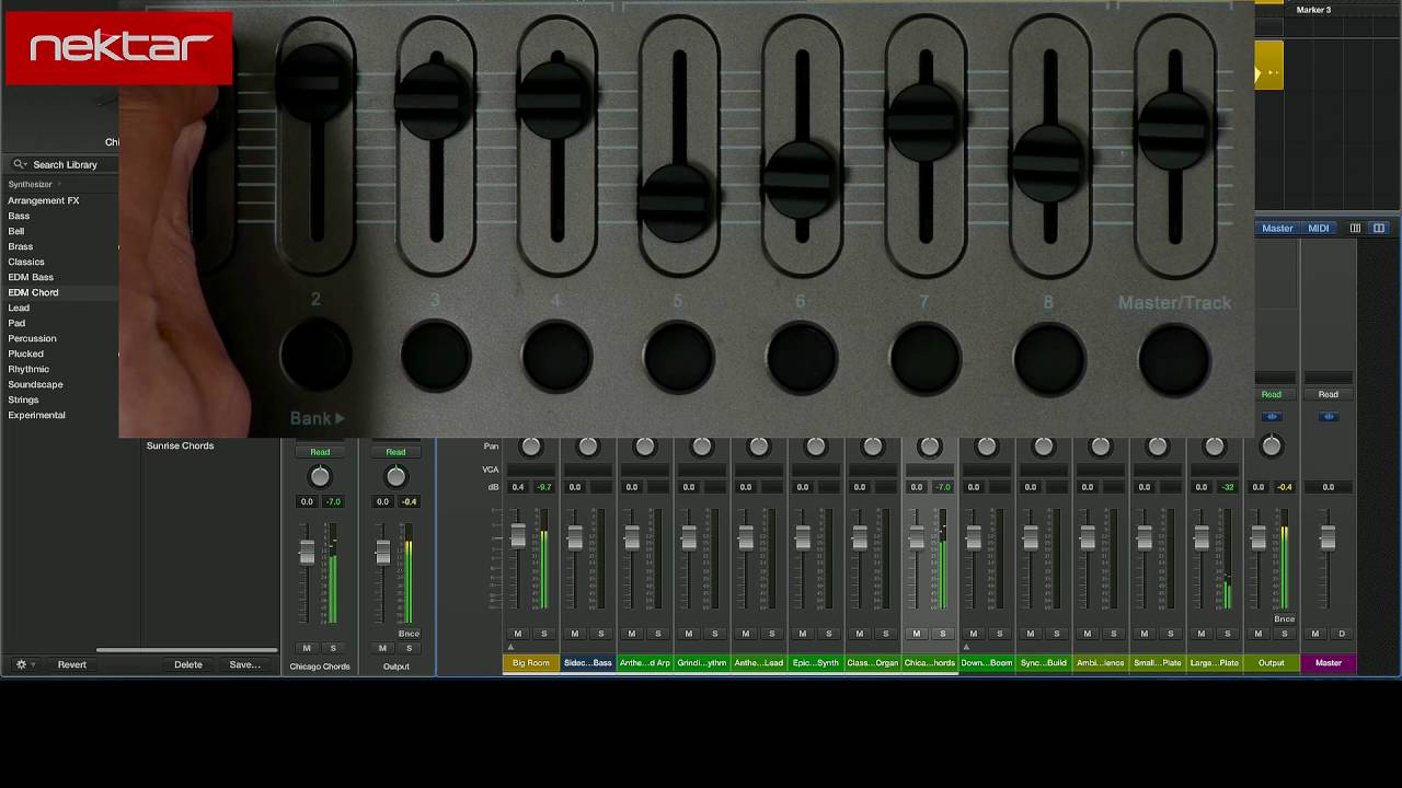 Impact LX+ controlling Apple Logic Pro