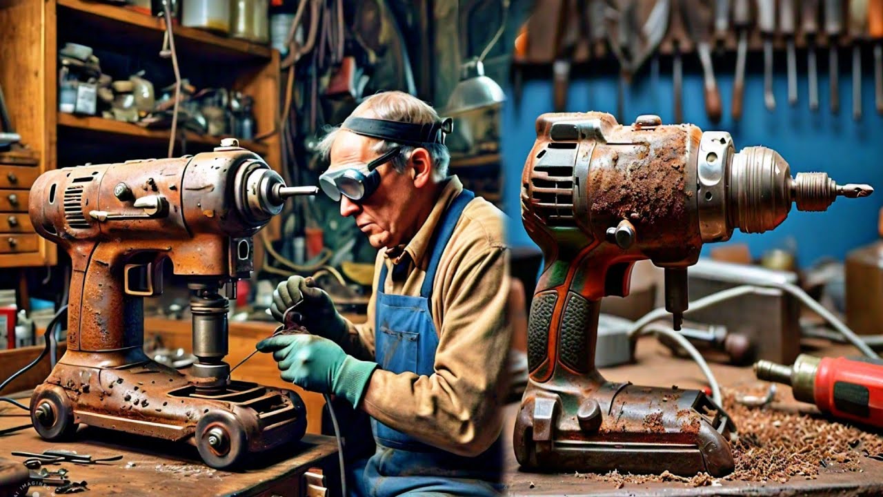 How to Recycle an Old Electric Drill Amazing Tool