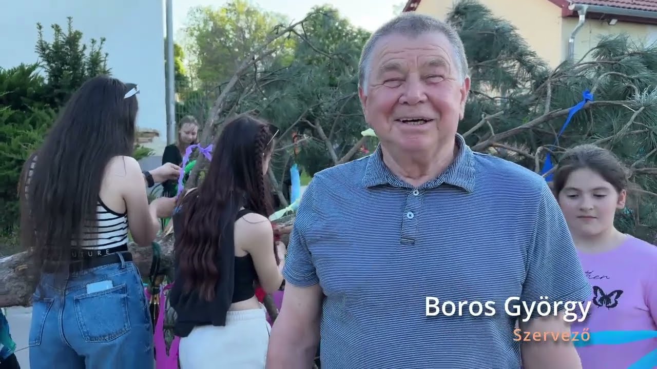 Felállítottuk a májfát. 2025 áprils 30.