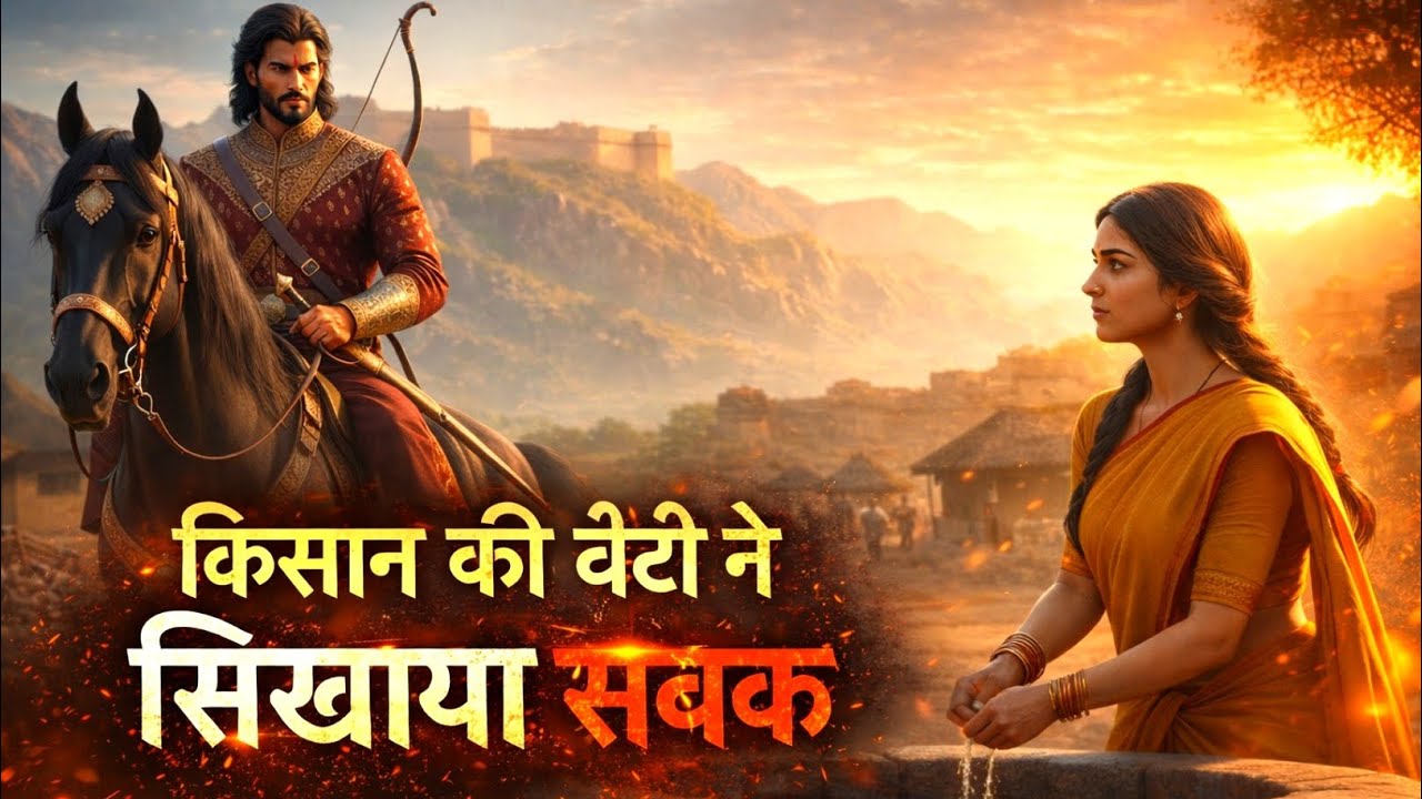 किसान की बेटी ने सिखाया सबक | #PukadiKahani #hindikahani 