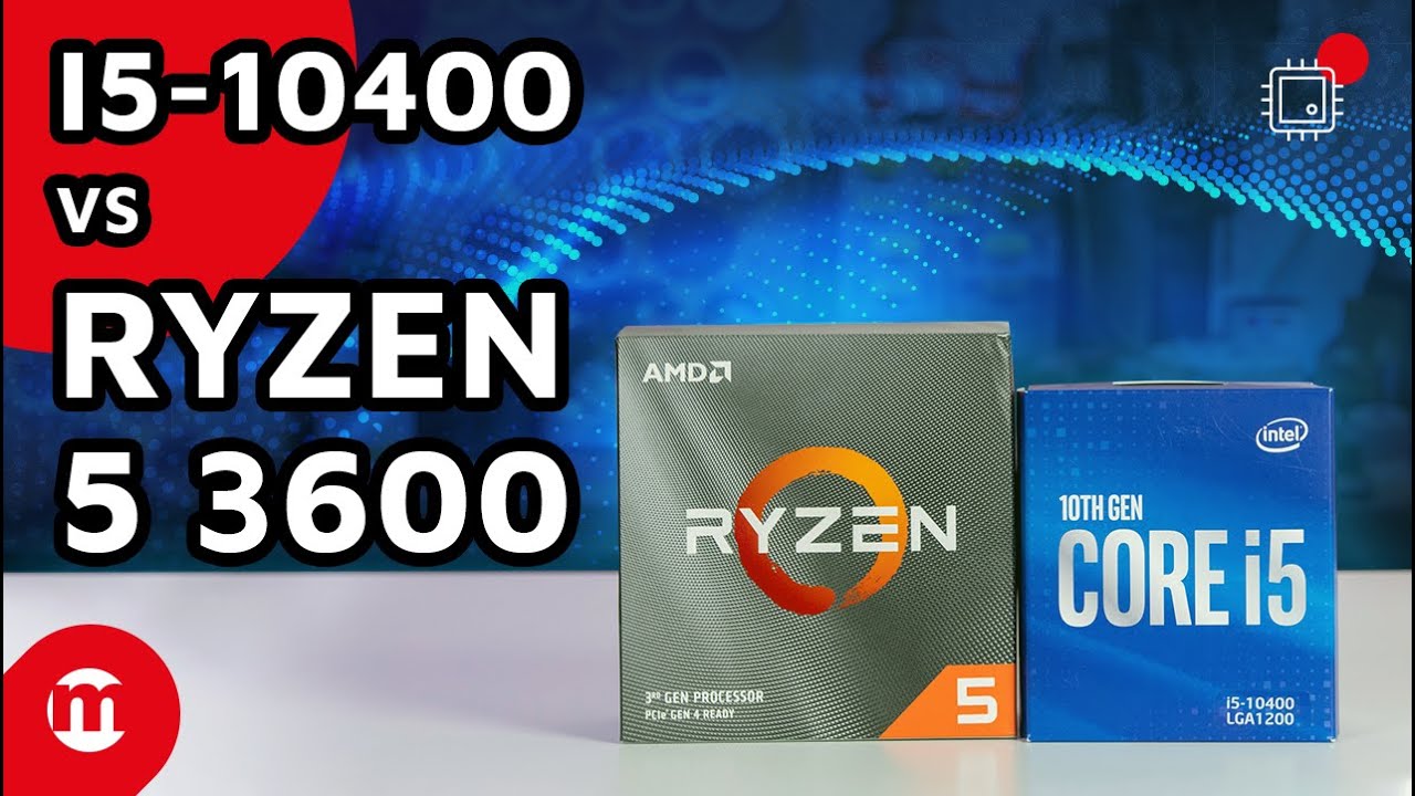 Intel vs AMD runda druga 🥊 | i5 10400 vs R5 3600