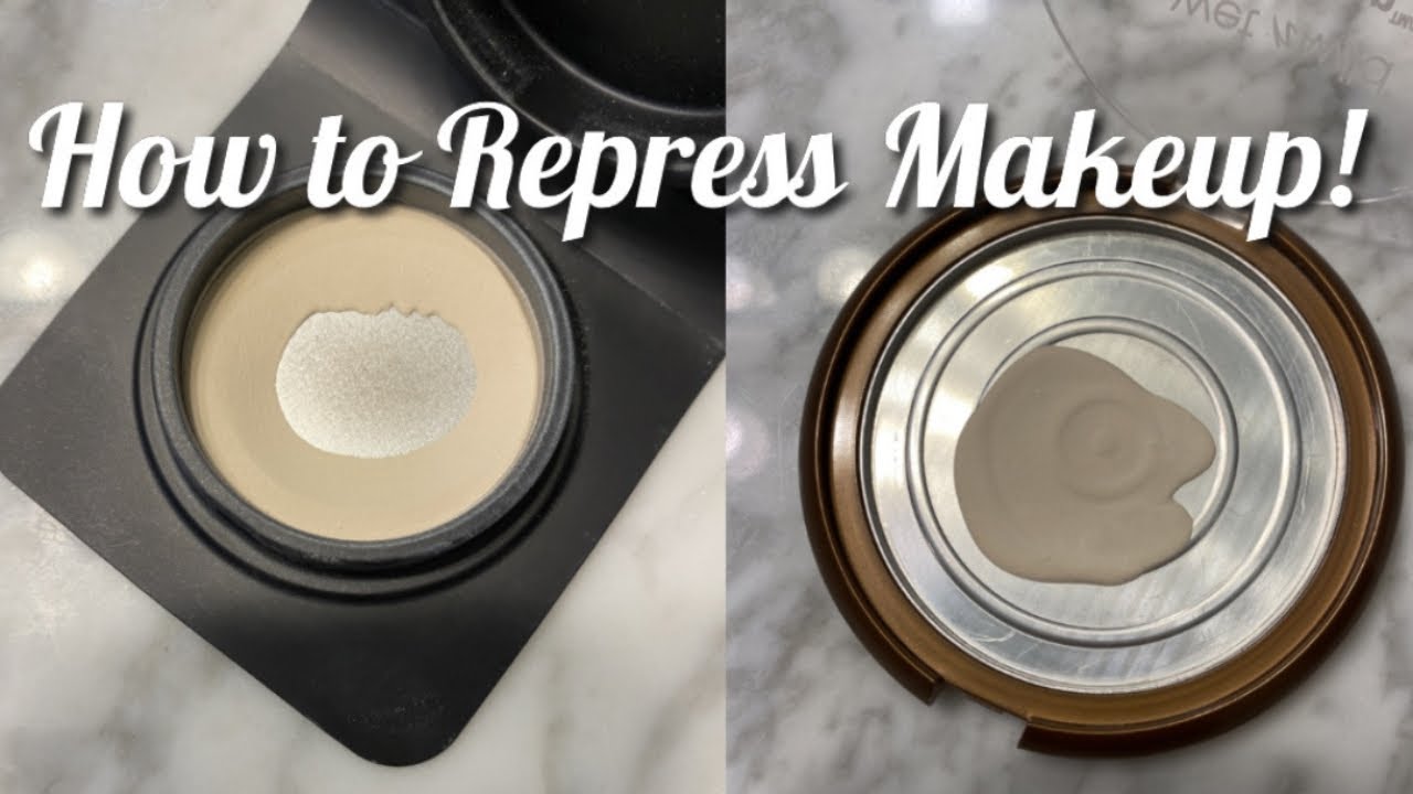HOW TO REPRESS MAKEUP//Easy Way to Repress or Fix Powder Products!