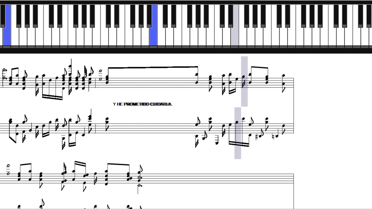 Marc Anthony - Flor pálida (partitura de piano)