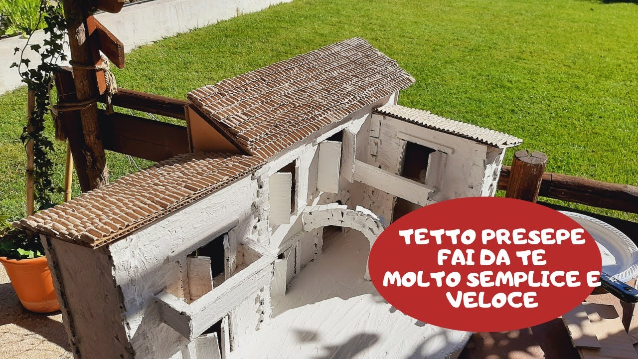 Come Fare Il TETTO Per Presepi Fai Da Te