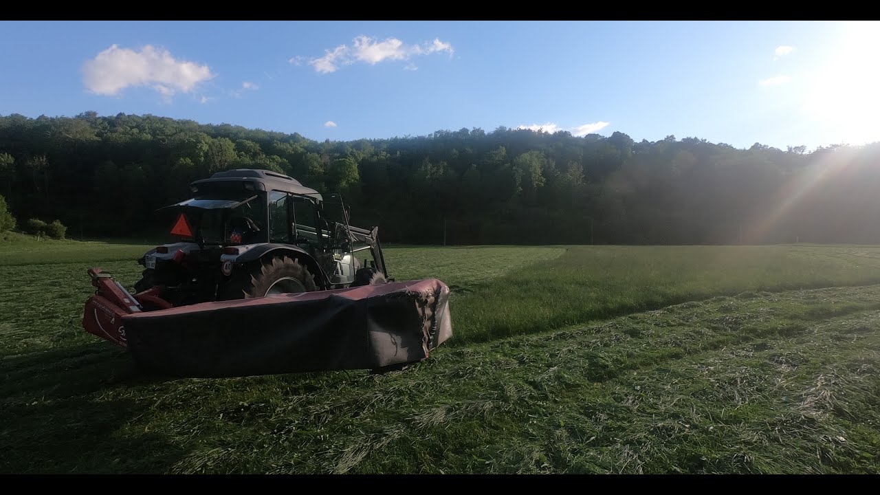 POV: Košnja, obračanje, grabljenje. Lamborghini, JF Kongskilde/ 1.Košnja/1st cut 2020