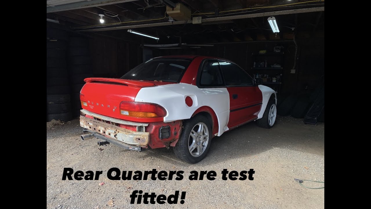 ABW WRC rear quarter panels installed!