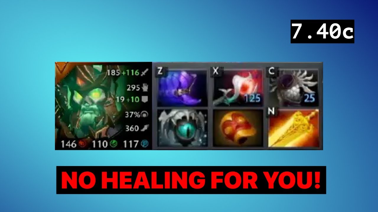 [Wraith King Gameplay] Shut down any healing effect!
