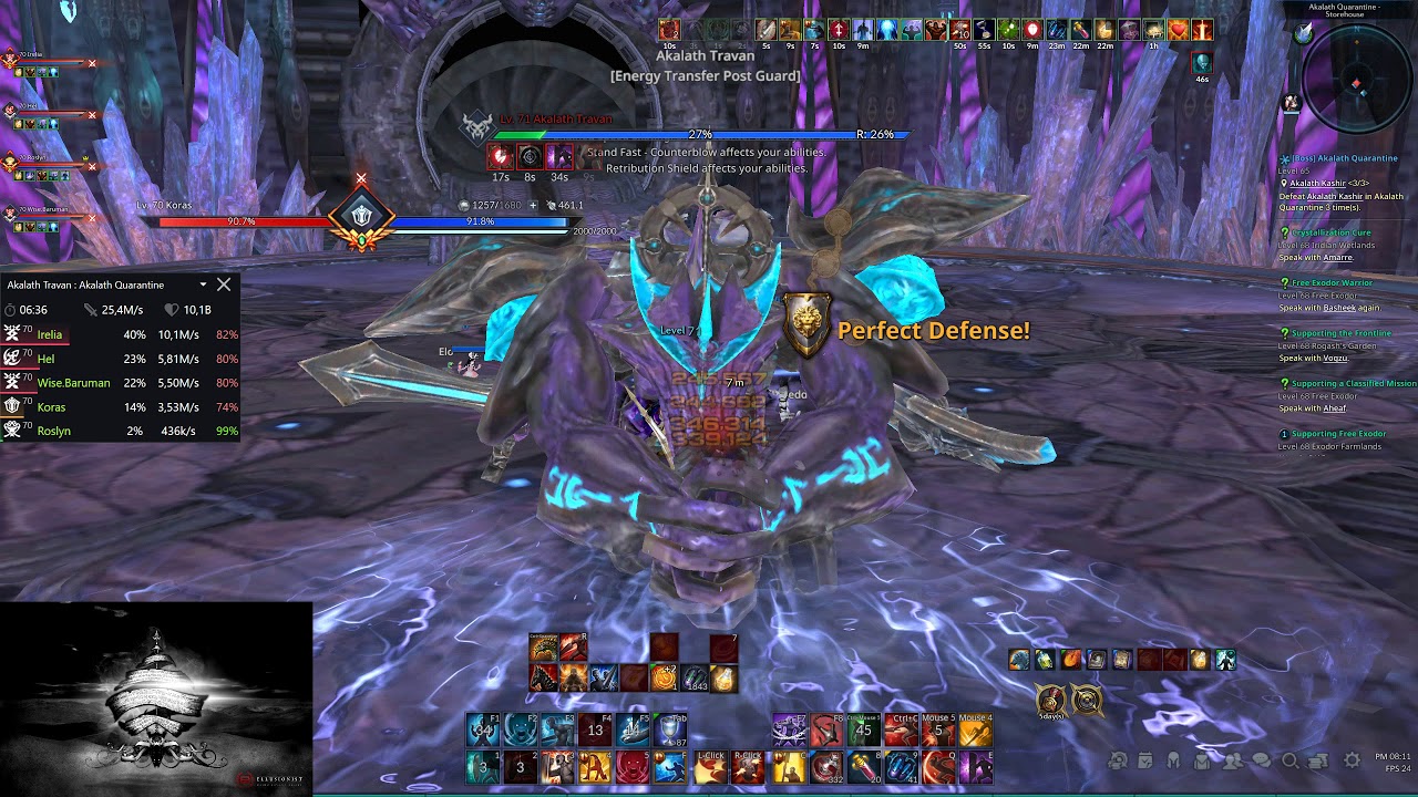 Akalath Quarantine NM Mystel Tera EU Lancer PoV Full Run